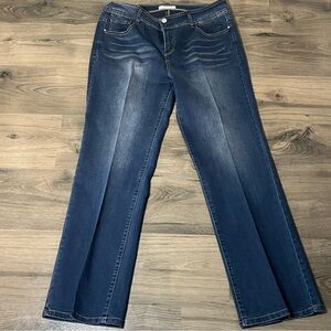 Angels Women’s Dark Blue Flare Jeans Sz 16W